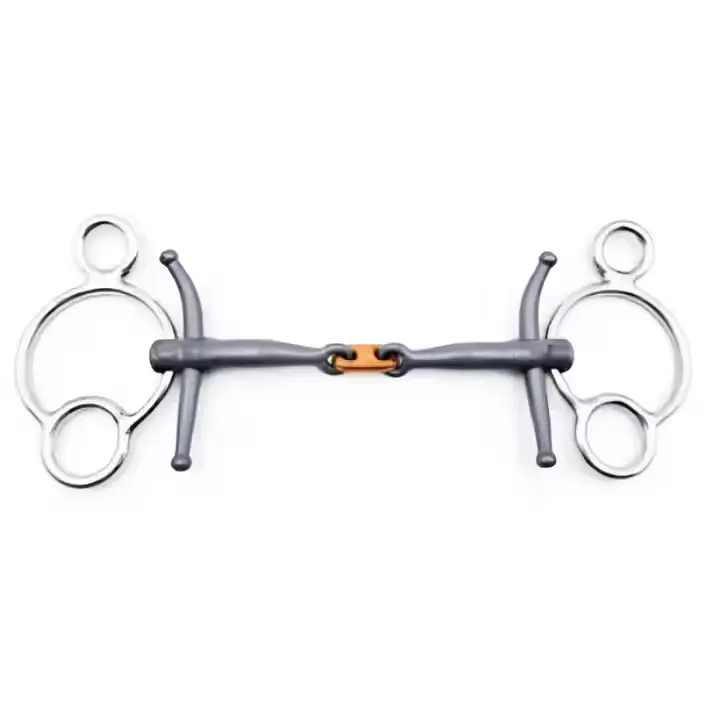 Premium Quality Horse Riding Titanium Bits, Titanium Universal Bits with snaffle and lozenge Mouthpiece, Horse riding Bits