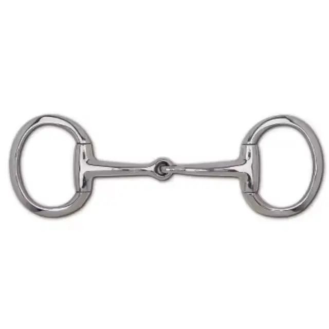 New Arrival Custom Sizes 16 mm Toklat Snaffle Eggbutt Horse Bits Stainless Steel Western Style Saddle Bits for Horse Riding 