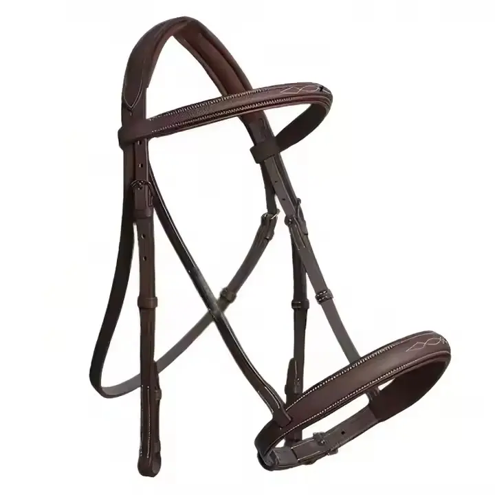Premium Padded Dressage Bridle for Horses Custom Steel Hardware Inspired by Designed Buckle Turbine Power Source