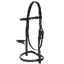 Top Notch Craftmanship Black Brown Raised Eventing Leather Horse English Bridle Stitched, Adjustable Dressage Horse Bridle