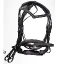Padded Dressage Leather Bridle for Horses with Scalloped buckles, Multiple Equestrian Tack English Horse Bridles