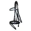  combined English horse Bridle with Lined head piece, Equestrian Icelandic, Dressage Crystal Pearl Horse Bridle