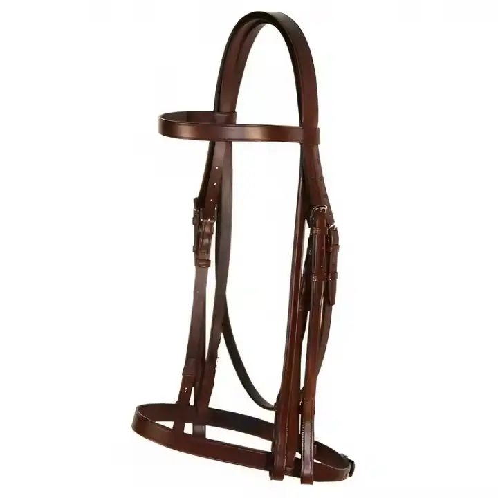 Handmade Premium Quality Australian Weymouth Bridle Complete Adjustment Fancy Stitched Horse Riding Bridle Saddles 