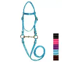 Top Notch premium graded Nylon Horse Bridle with nickel coated hardware, Equestrian Tack custom color cob, pony horse bridles 