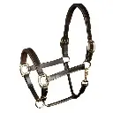 Top Trending Adjustable head & crown horse riding Leather padded headcollars superb quality, Horse Tack custom Leather halters 
