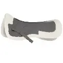 Top Notch New Horse Riding Fur Half Saddle Pad with Durable quilting & Attached billet straps, Equestrian Fur Half Saddle Pads 