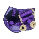 Top Trending Horse Riding Matching Glitter Saddle Pad Set with Horse riding boots and ear Bonnets, Custom color saddle pad set 