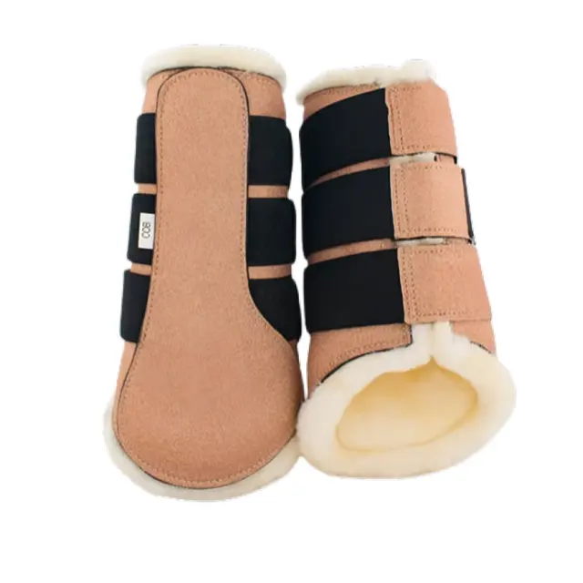 Premium Quality Horse Riding Glitter Brushing Boot with Neoprene lining for comfort and padding, Leg Protection Horse Boots 