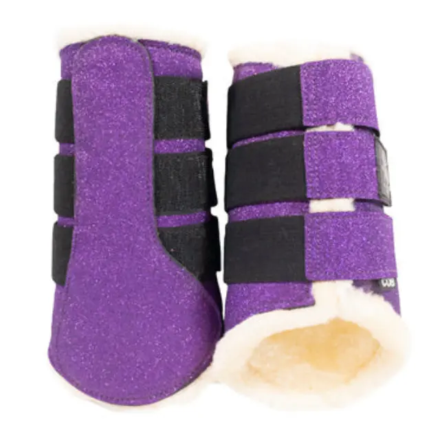 Top Quality Leg Protection Glitter Boots Soft comfortable outer fabric, that is wipe clean or fully washable, Brushing Boots 