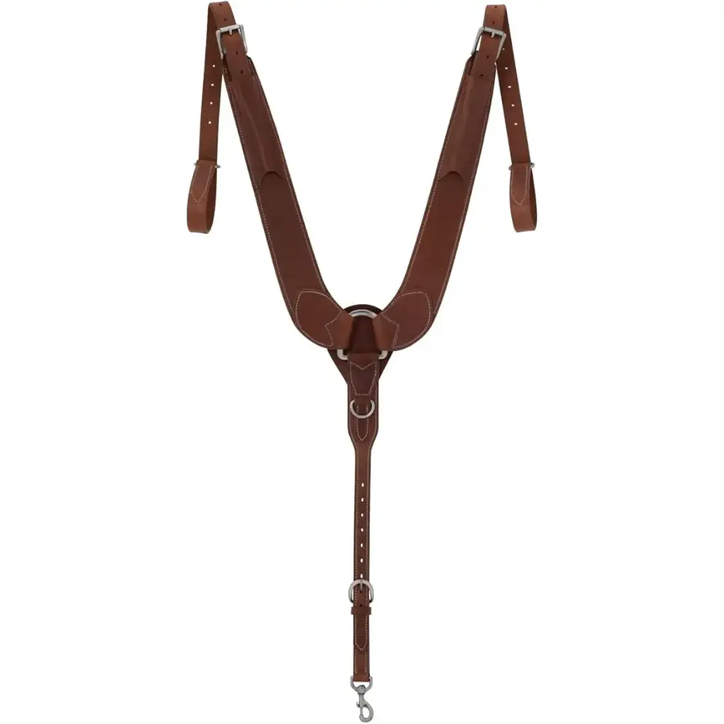 Premium Western Weaver Leather Premium Harness Leather Breast Collar, Weaver Leather Pulling Breast Collar, Horse Collar 
