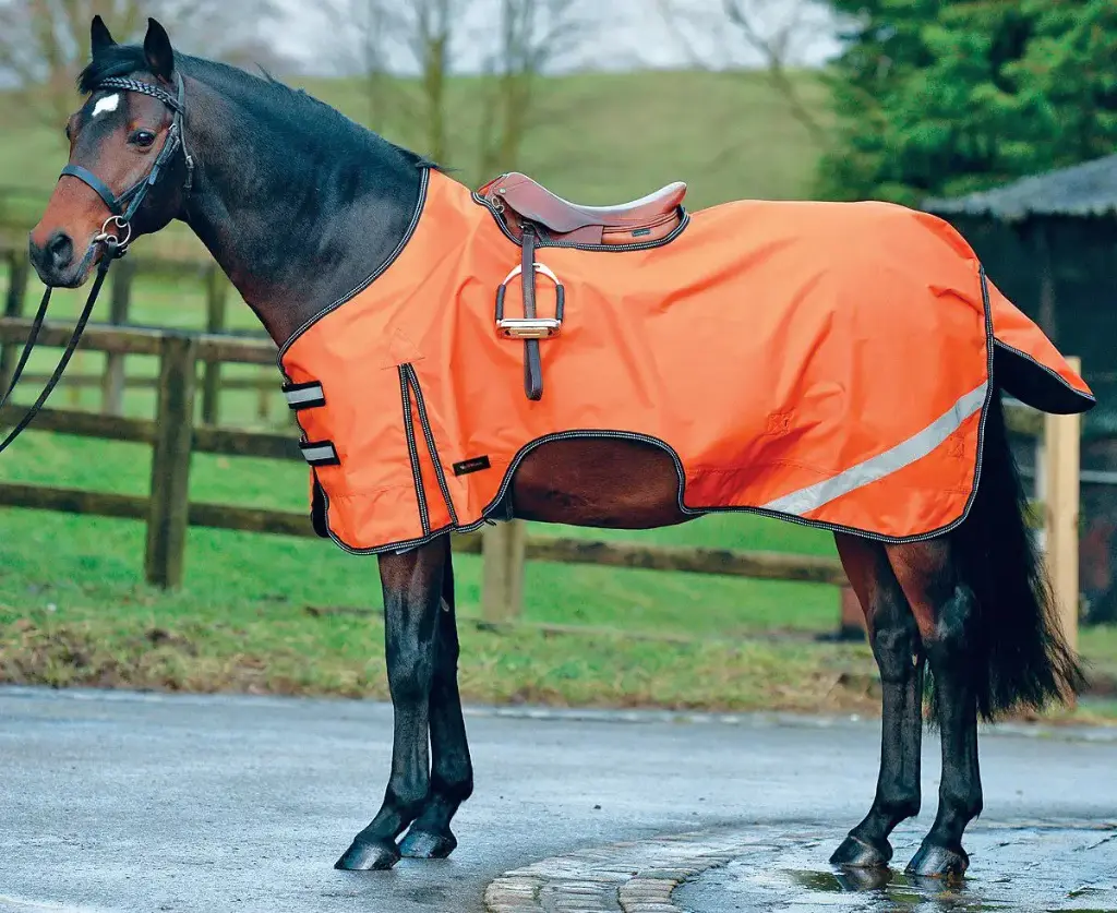 Premium Quality Horse Exercise Sheet Adjustable Waterproof Reflective Tail Flap, Reflective new Horse Riding Fleece Rugs 