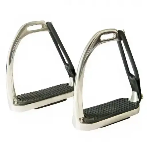 New Arrival 4.75/4.50/4 Inch Peacock Horse Riding Safety Stirrup Silver Polish Irons FILLIS Stainless Steel Kids Safety Stirrups