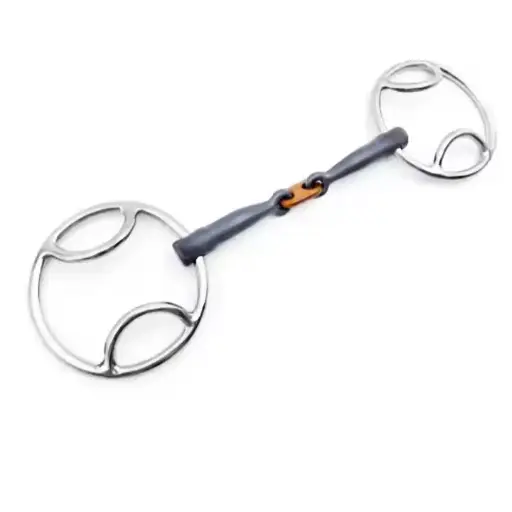 Premium Quality Horse Riding Customized Sizes Titanium Beval Bits, Sweet iron & Gold Coated, Mouthpiece Material Titanium Bits