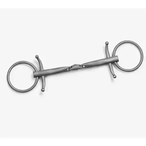 Premium Quality Horse Riding Titanium bhoof Bits, Titanium Kimble hook Bits with snaffle mouthpiece, Horse riding Bits