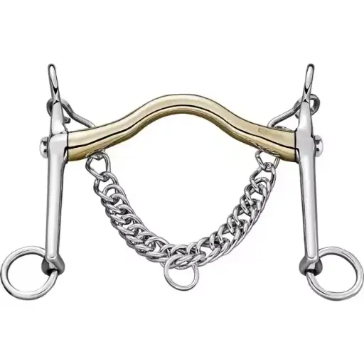 Top Notch Custom-Made Weymouth Horse Bits Chain 20 mm Stainless Steel Dressage Saddle Equipment Western Style Horse Riding 