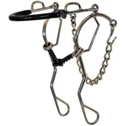 New Design Stainless Steel Horse Bits, Hackamore/Sliding Gag Horse Bit, Rope noseband Horse bits, Twisted Wire Mouth Horse bits 