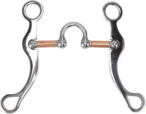 Horse Mouth Bit, Professional Equine Correction Bit, 5" Horse Bit Western Trench, Horse Mouth Bit Roller, Western Snaffle Bits 