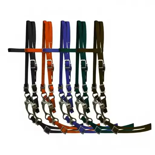 To Quality Horse Riding Equipment Premium Nylon Bridle Set horse tack , Durable, Adjustable Equestrian Tack Nylon Horse Bridle 