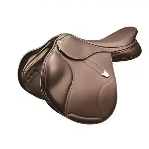 Professional Genuine 100% Leather Equestrian Horse Jumping Saddle comfortable show jumping saddle/ jumping saddle horse