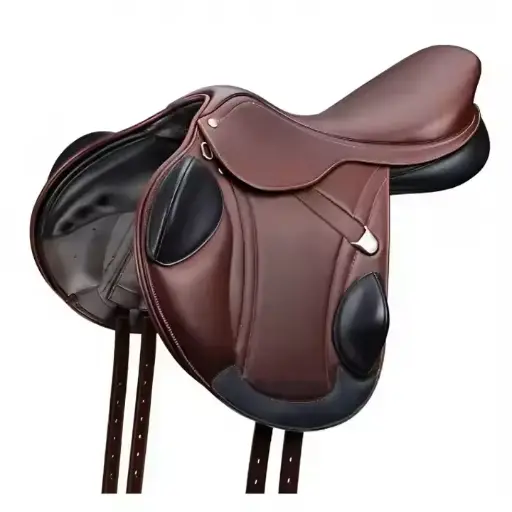 New Arrival Customized Color Leather Jumping Horse Saddle known as horse racing saddle synthetic saddle 