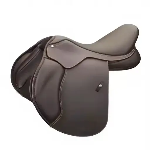 Customizable OEM Horse Jumping Saddle Breathable Leather Equestrian Race Saddle for Riding 