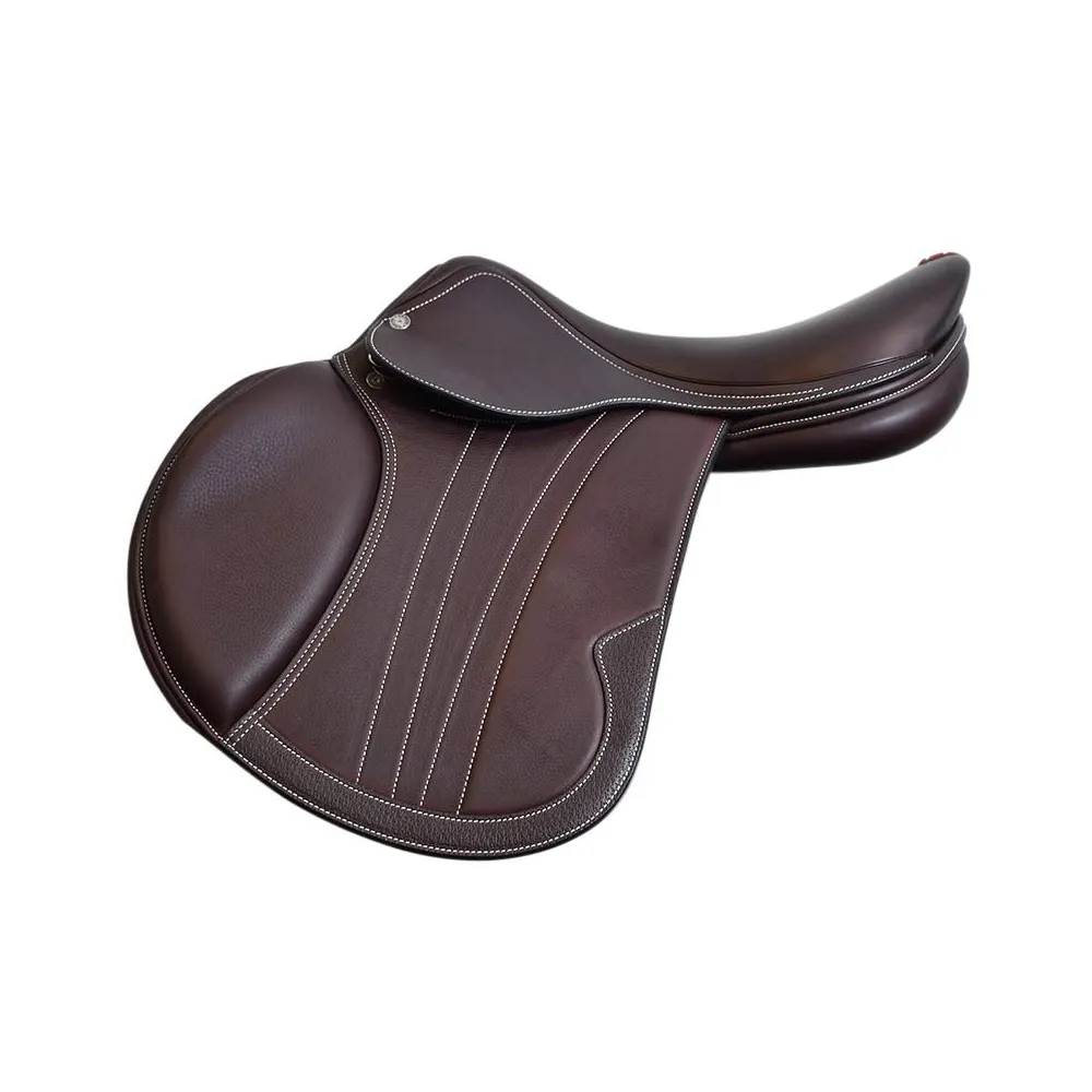 Best Selling American Leather Saddle Western English Horse Saddle Custom Logo Style Packing Pcs Feature Material 