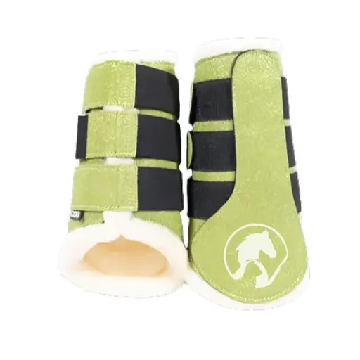 Top Quality Glitter Horse Boots for Riding Front in Anatomical Neoprene Horse Care and Stables, Horse Riding Leg Brushing Boots 