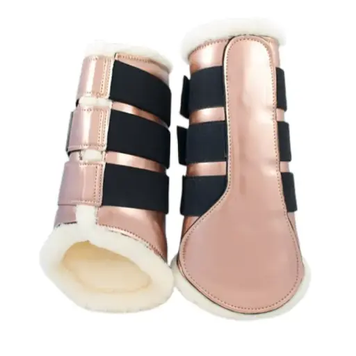 Hot Sale on Horse Riding Equipment, Glitter Sparkly Brushing Dressage Boots for leg protection, New Horse Leg protection Boots 