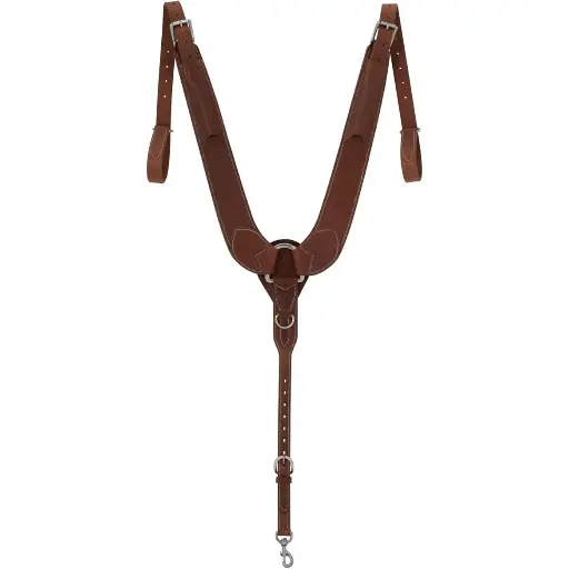 Premium Western Weaver Leather Premium Harness Leather Breast Collar, Weaver Leather Pulling Breast Collar, Horse Collar 