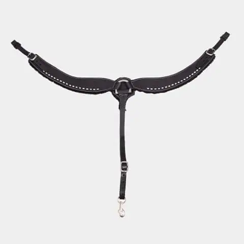 Top Craftmanship Western Horse Leather Working Tack Breast Collar, Horse Riding Western Breast Collars 