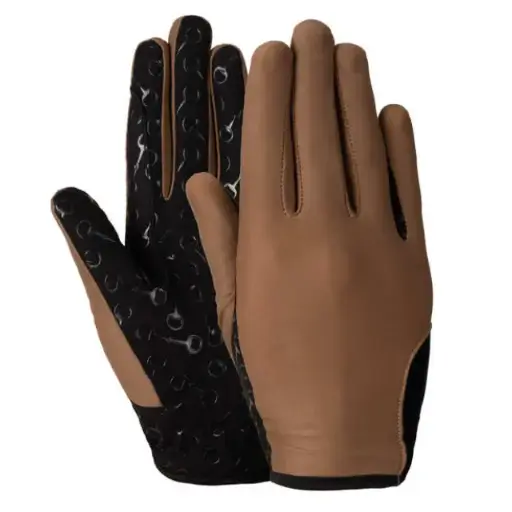 New Trendy colors Breathable & Stretchable Kids Riding Gloves with Silicone Palm Print, Customized Silicon Pattern Riding Gloves 